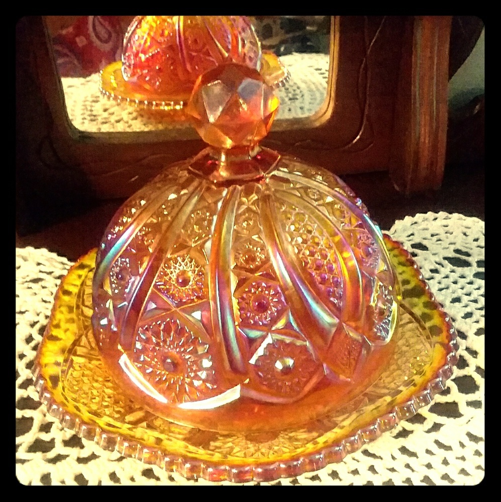 Vintage butter dish